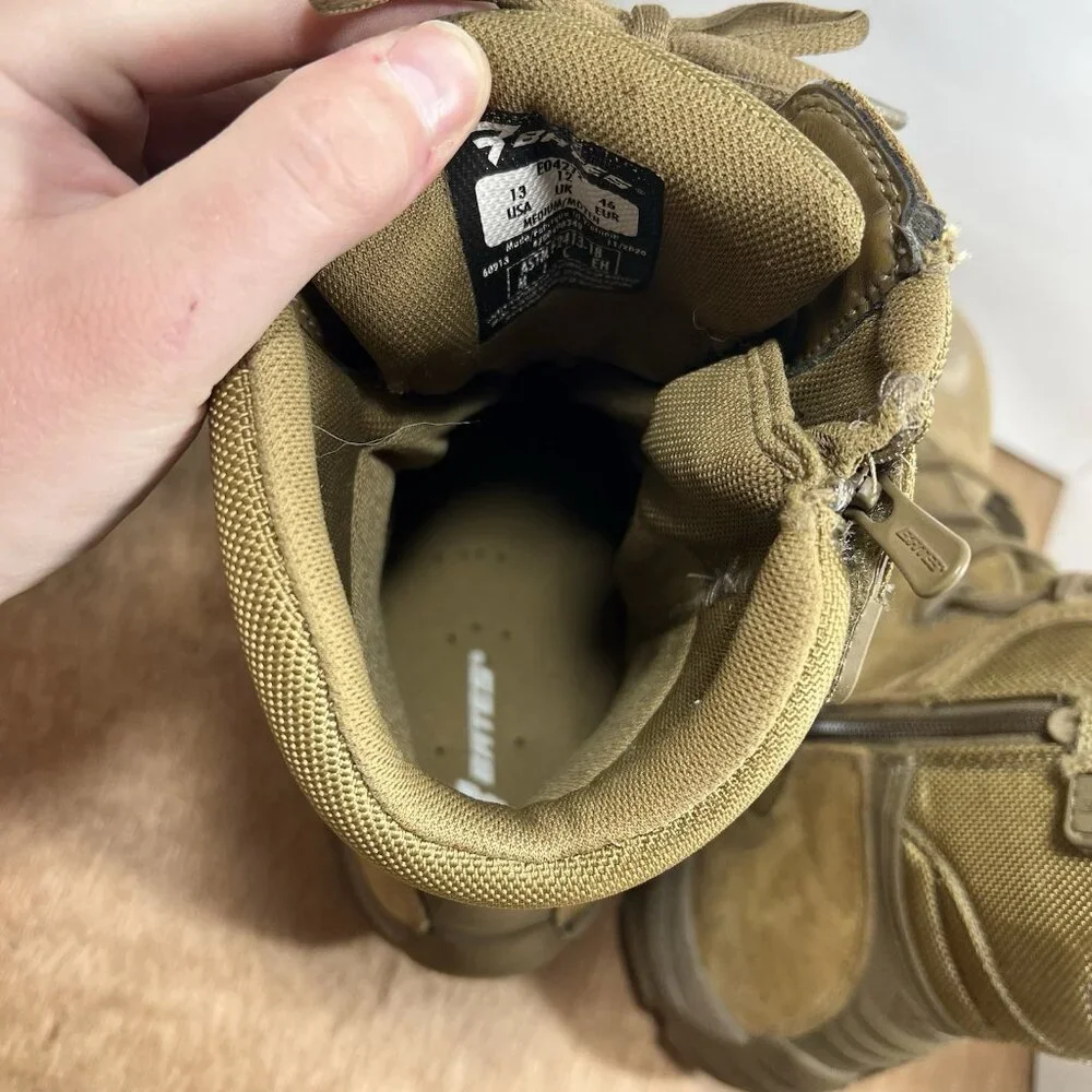 Bates Men’s E04272 Coyote GX-8 Waterproof Composite Combat Boots Sz 13